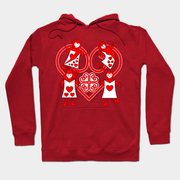 Cards Odd Numbers Hoodie by cholesterolmind